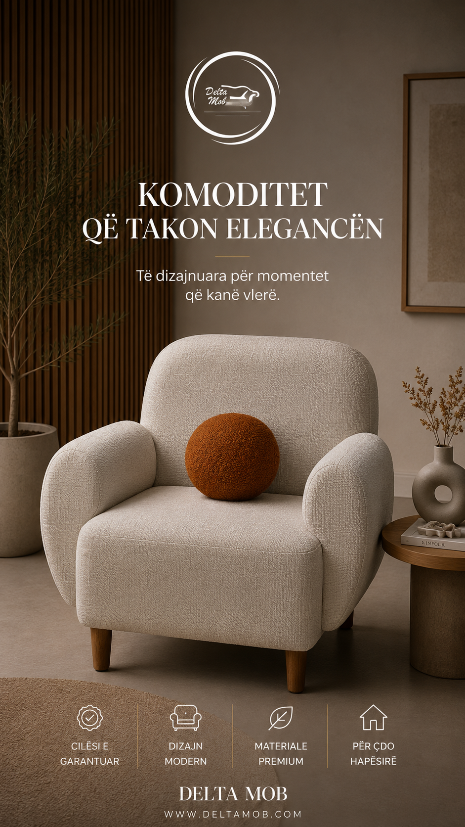 Delta-Mob: rehati dhe elegancë për çdo hapësirë